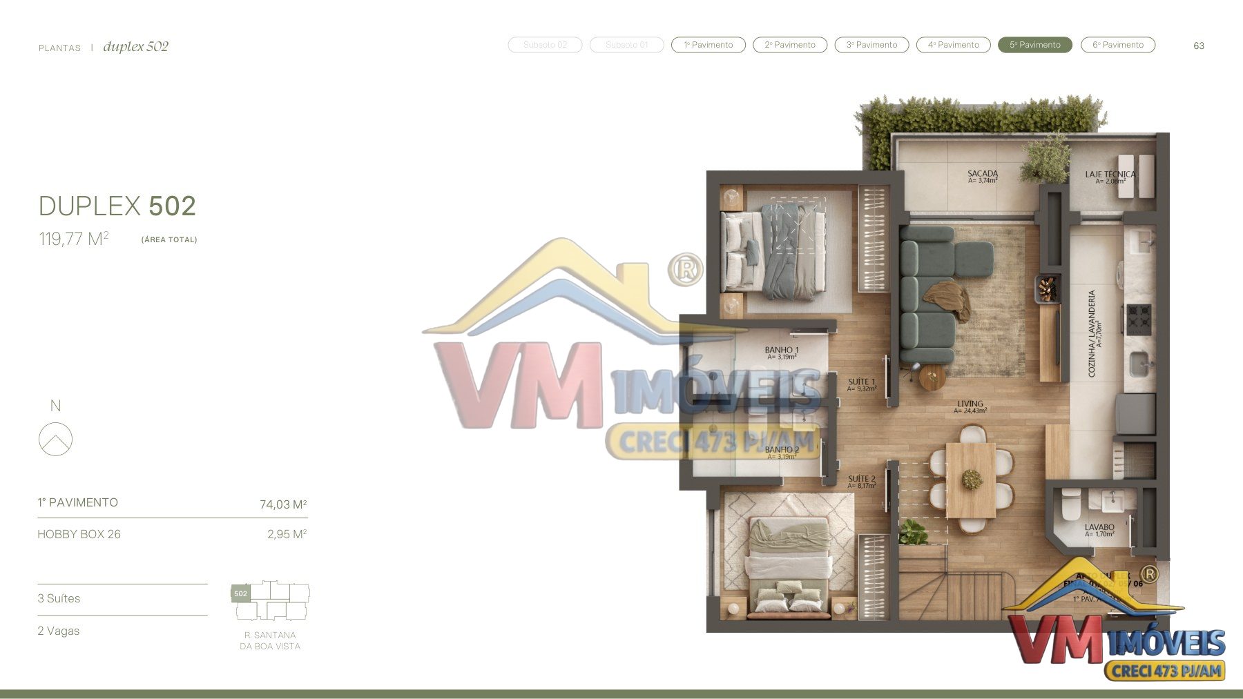 Aflorea | Duplex 502 — Plantas — foto 5