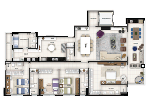 La Maison Adrianópolis — Unidade 601 — foto 2