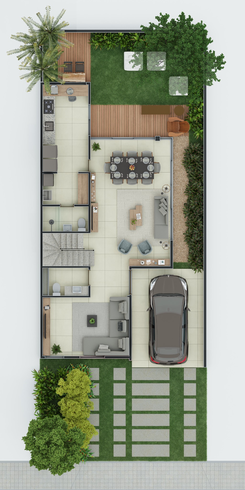 Planta referente a Le Jardin — Casa 03
